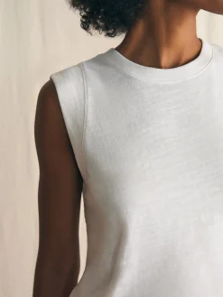 Faherty Brand Sunwashed Slub Muscle Tank -^Women T-Shirts
