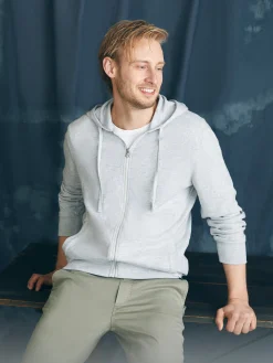 Faherty Brand Sunwashed Slub Zip Hoodie -^ Hoodies & Sweatshirts
