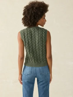 Faherty Brand Sunwashed Sweater Vest -^Women Sweaters