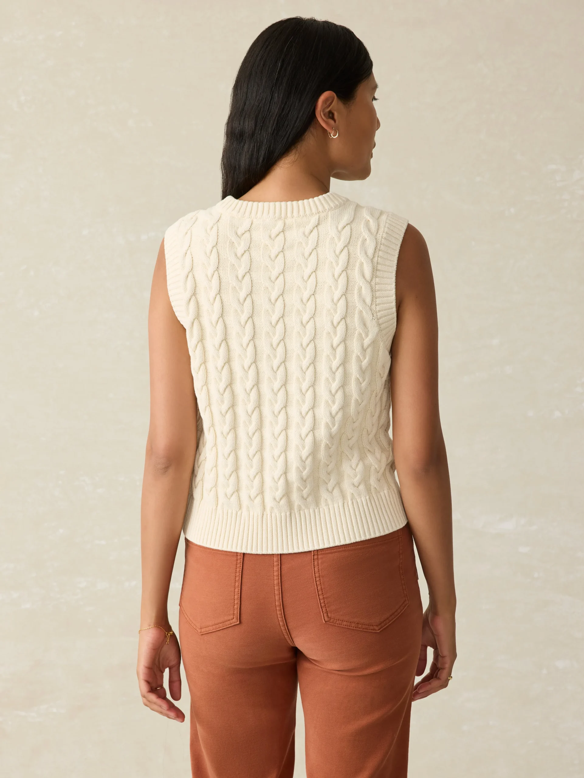 Faherty Brand Sunwashed Sweater Vest -^Women Sweaters