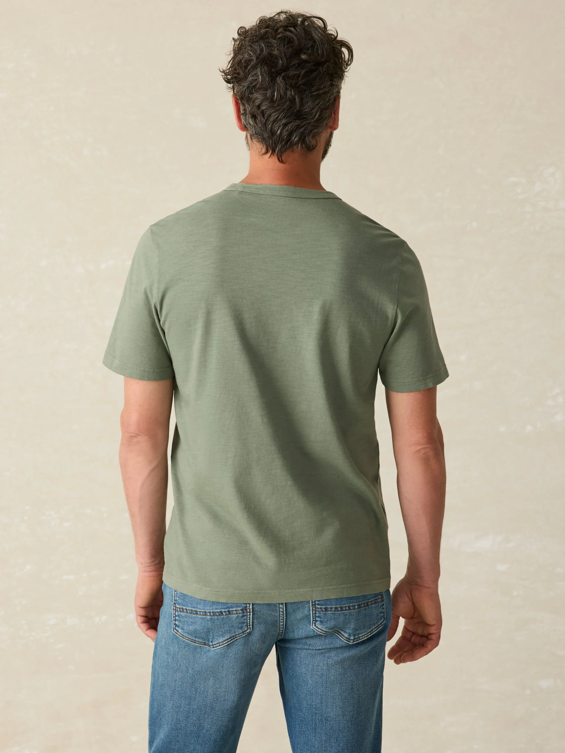 Faherty Brand Sunwashed Tee (Tall) -^ T-Shirts & Henleys