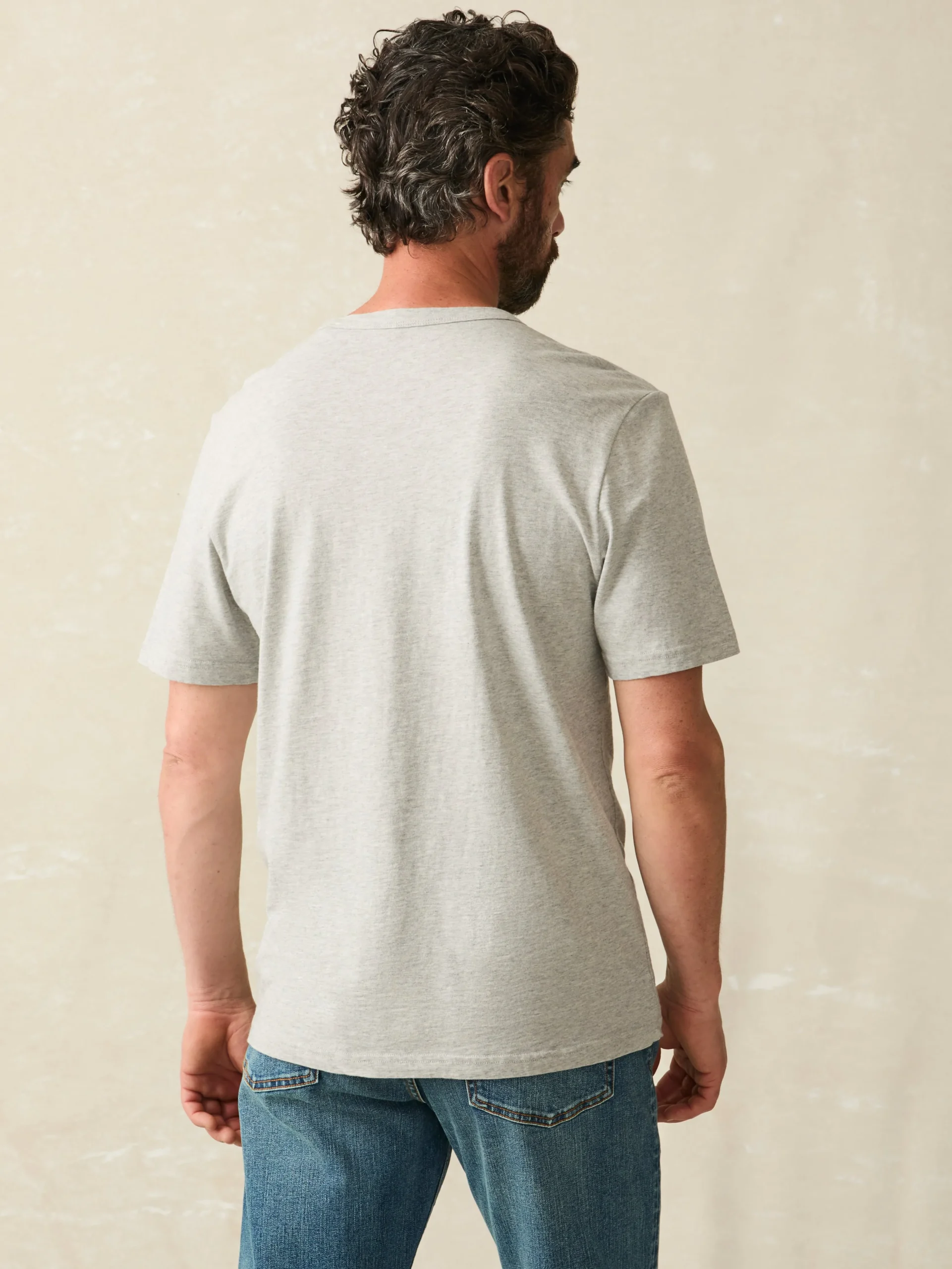 Faherty Brand Sunwashed Tee (Tall) -^ T-Shirts & Henleys