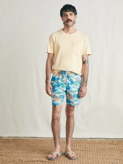 Faherty Brand Sunwashed Trunk -^ Swim
