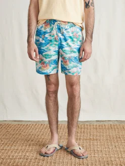 Faherty Brand Sunwashed Trunk -^ Swim
