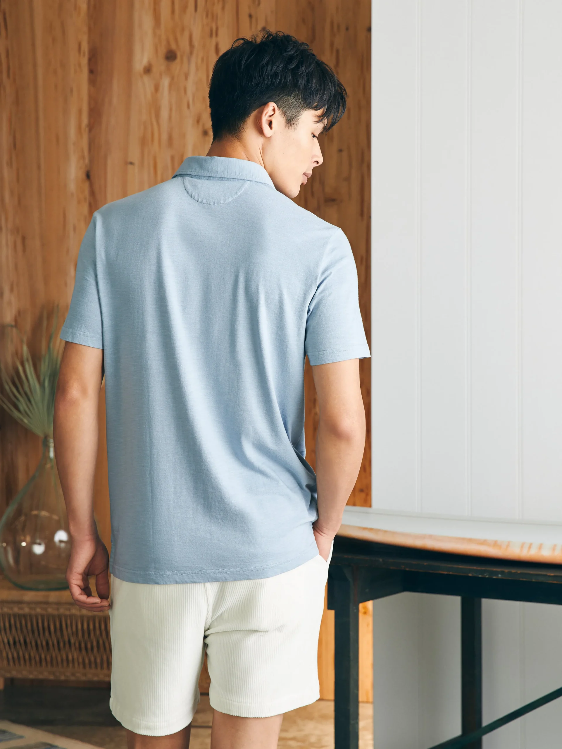Faherty Brand Sunwashed T-Shirt Polo -^ Polo Shirts|T-Shirts & Henleys