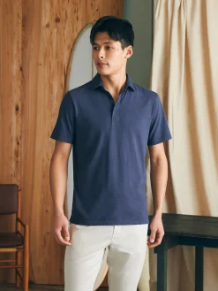 Faherty Brand Sunwashed T-Shirt Polo -^ Polo Shirts|T-Shirts & Henleys