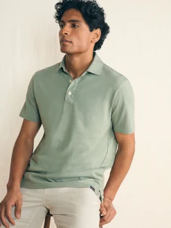 Faherty Brand Sunwashed T-Shirt Polo -^ Polo Shirts|T-Shirts & Henleys