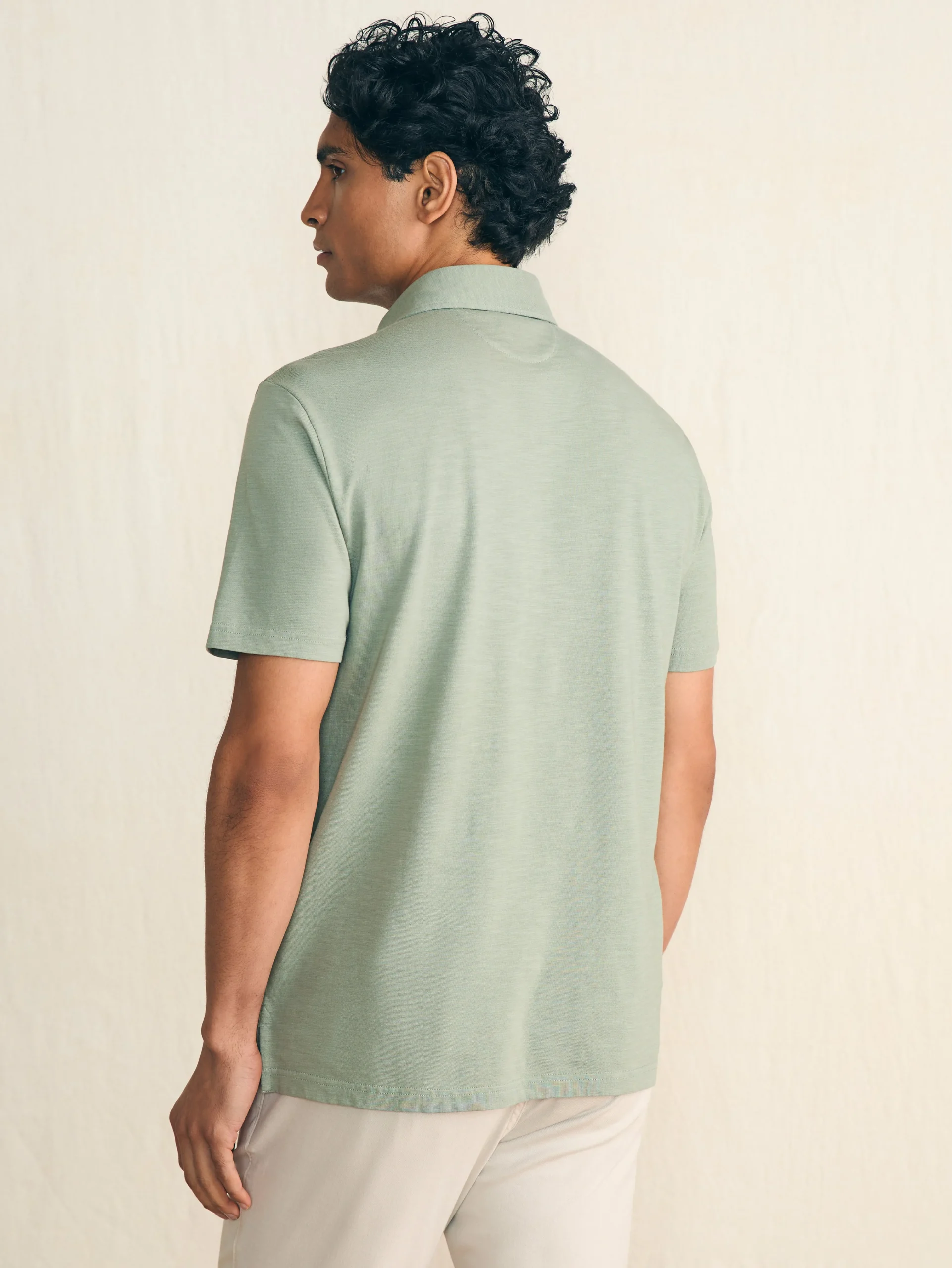 Faherty Brand Sunwashed T-Shirt Polo -^ Polo Shirts|T-Shirts & Henleys