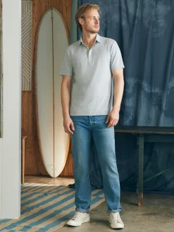 Faherty Brand Sunwashed T-Shirt Polo -^ Polo Shirts|T-Shirts & Henleys