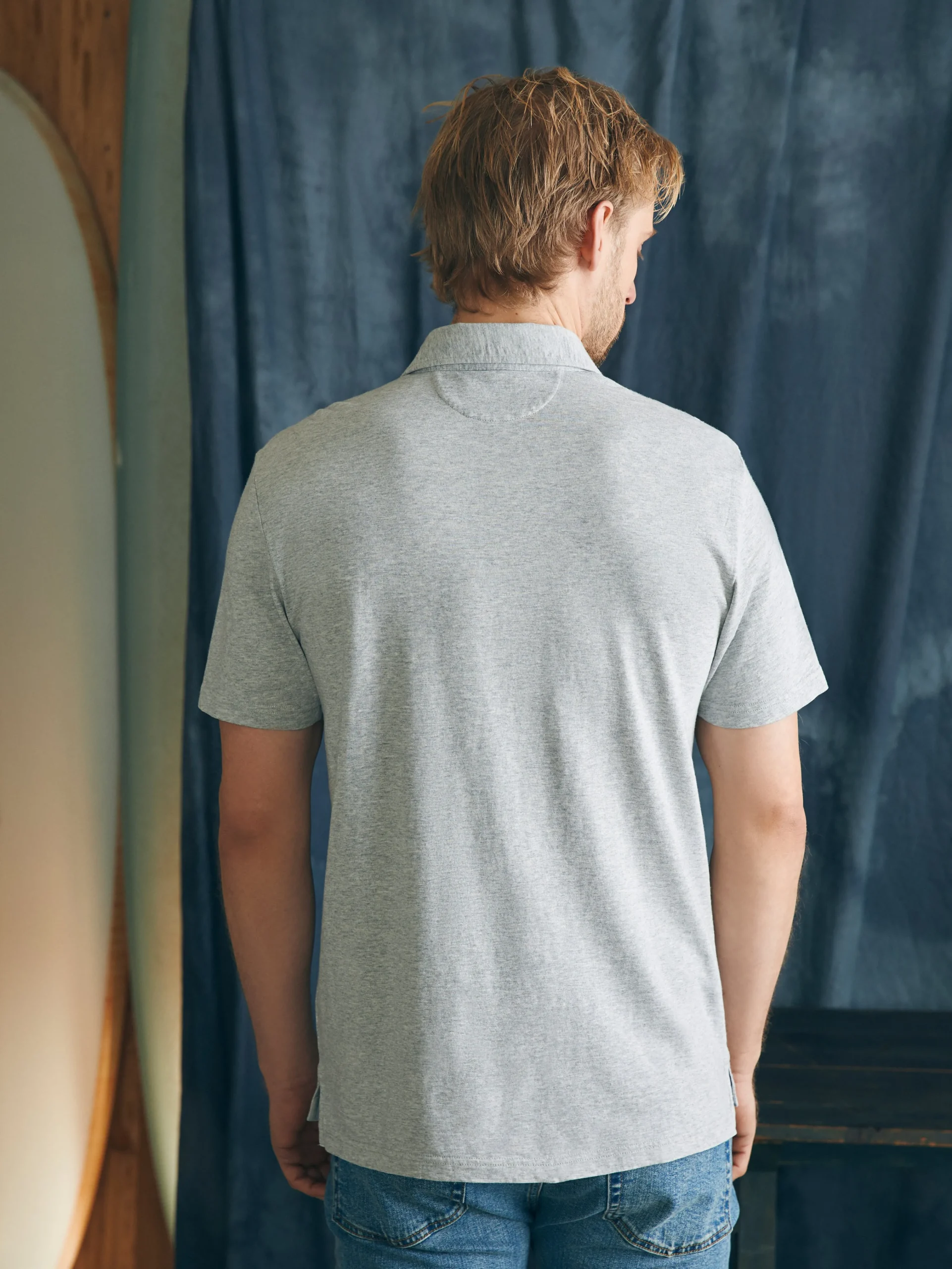 Faherty Brand Sunwashed T-Shirt Polo -^ Polo Shirts|T-Shirts & Henleys