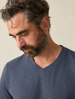 Faherty Brand Sunwashed V-Neck Tee -^ T-Shirts & Henleys