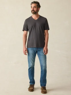 Faherty Brand Sunwashed V-Neck Tee -^ T-Shirts & Henleys