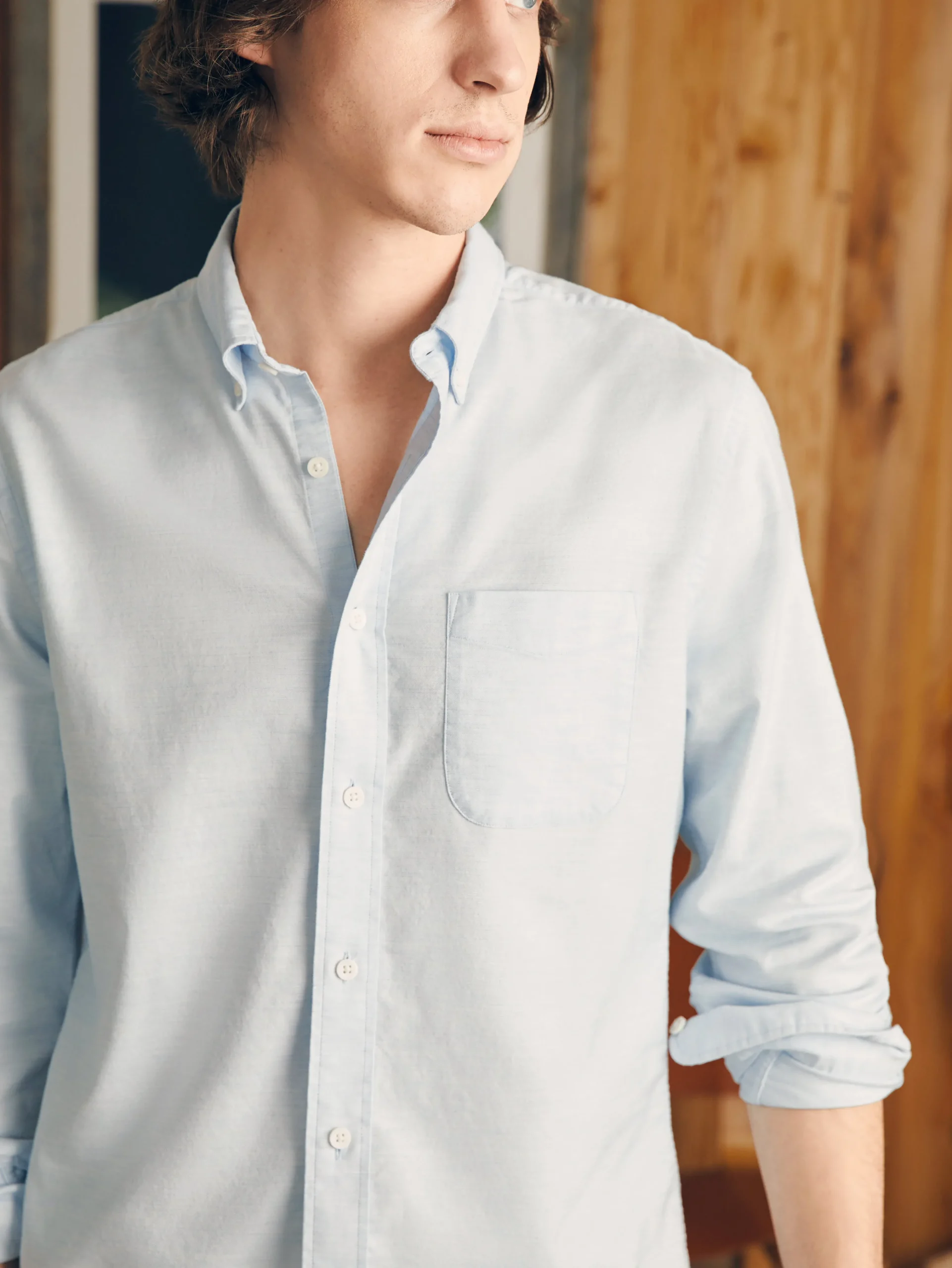Faherty Brand Supima Oxford Shirt -^ Shirts