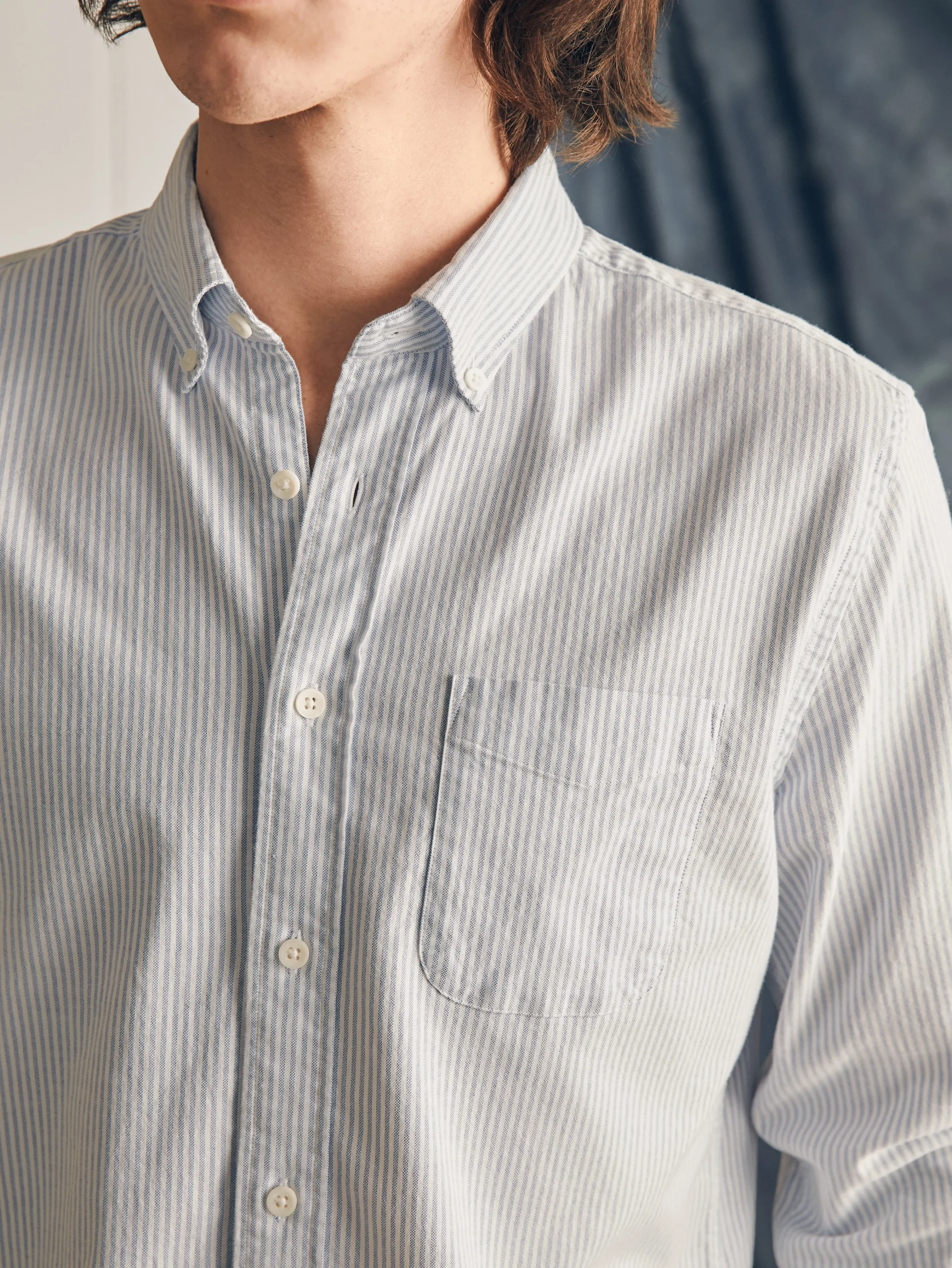 Faherty Brand Supima Oxford Shirt -^ Shirts