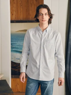 Faherty Brand Supima Oxford Shirt (Tall) -^ Shirts