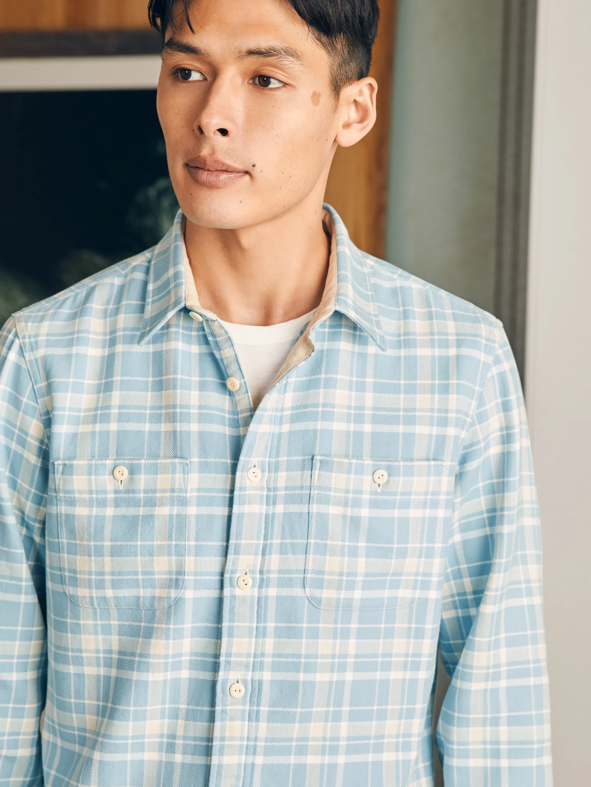 Faherty Brand Surf Flannel -^ Shirts