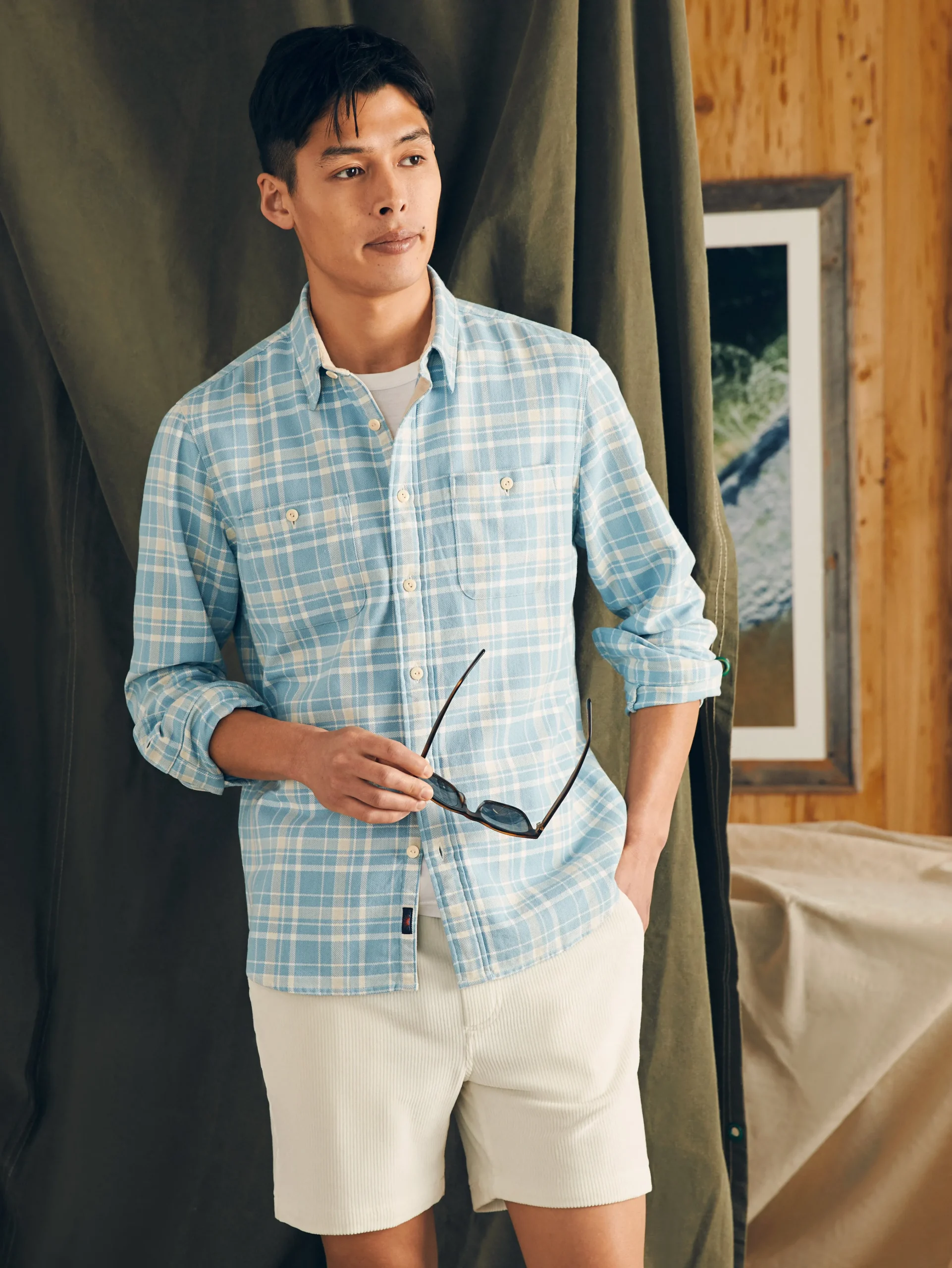 Faherty Brand Surf Flannel -^ Shirts