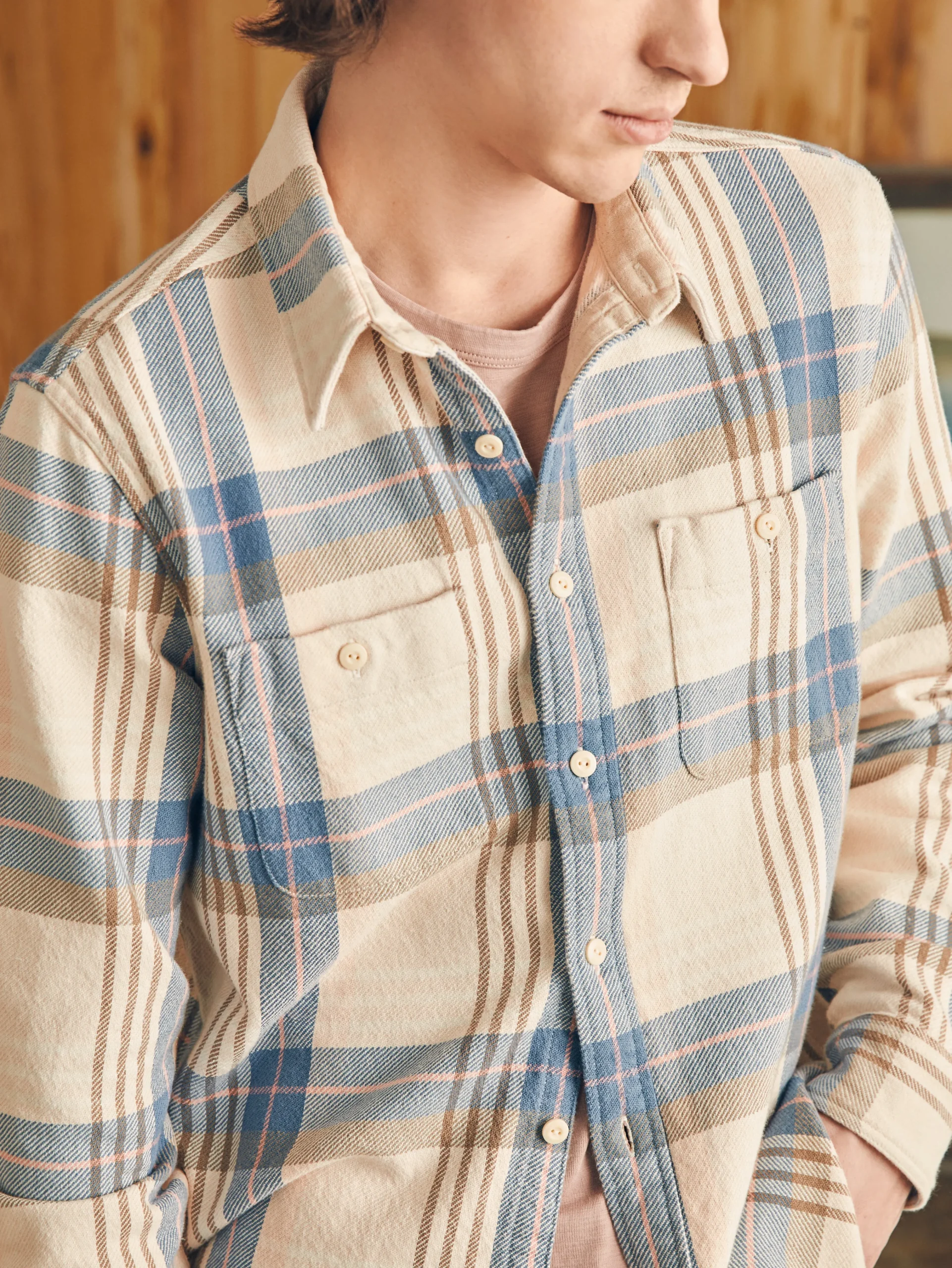 Faherty Brand Surf Flannel -^ Shirts
