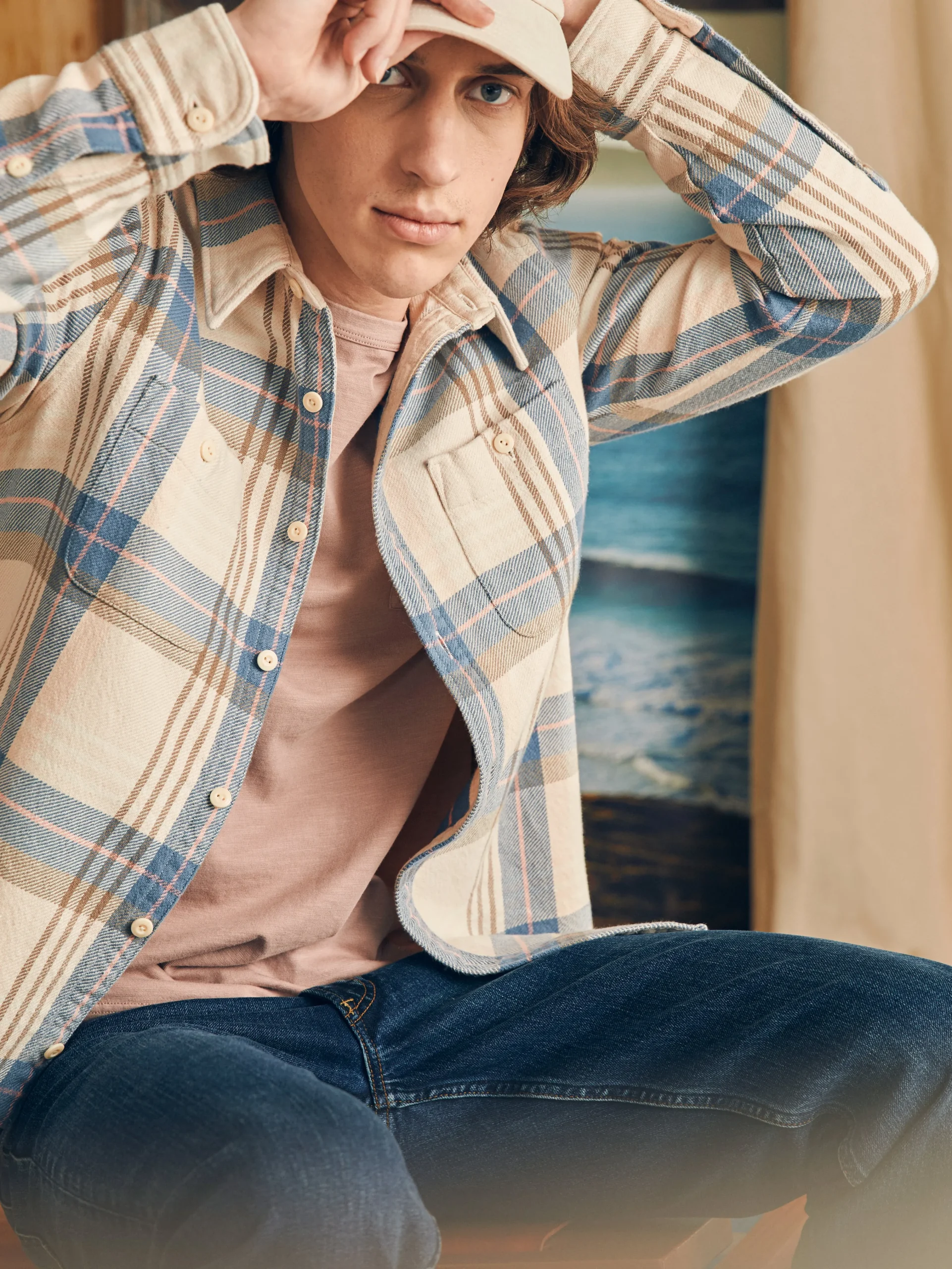 Faherty Brand Surf Flannel -^ Shirts