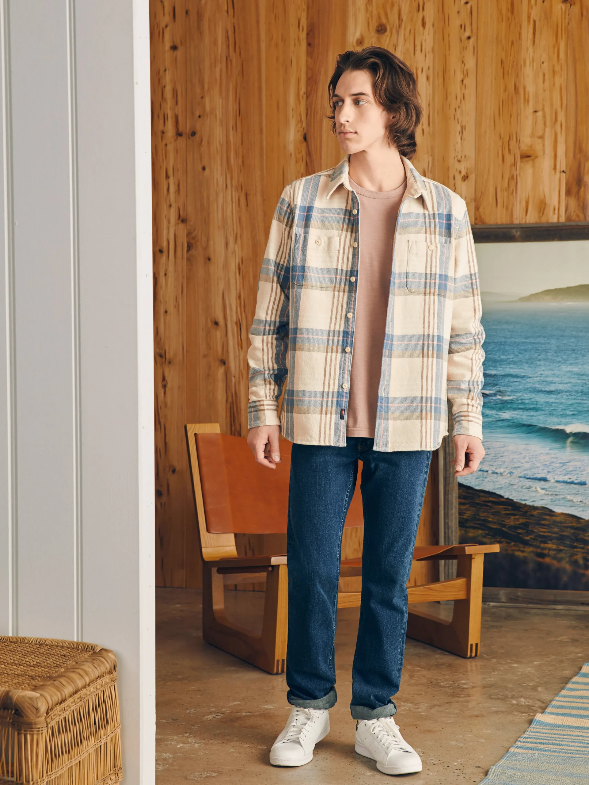Faherty Brand Surf Flannel -^ Shirts