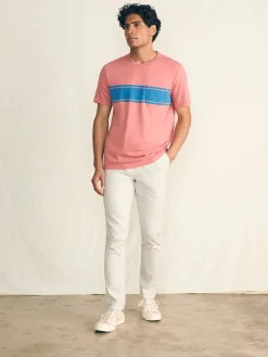 Faherty Brand Surf Stripe Sunwashed Pocket Tee -^ T-Shirts & Henleys