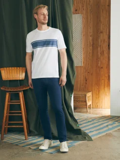 Faherty Brand Surf Stripe Sunwashed Pocket Tee -^ T-Shirts & Henleys