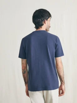 Faherty Brand Surf Stripe Sunwashed Tee (Tall) -^ T-Shirts & Henleys