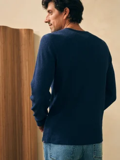 Faherty Brand Surplus Waffle Crew -^ T-Shirts & Henleys