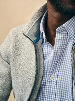 Faherty Brand Sweater Fleece Full Zip -^ Sweaters|Hoodies & Sweatshirts