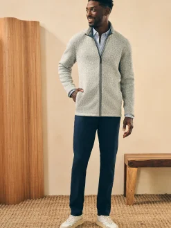 Faherty Brand Sweater Fleece Full Zip -^ Sweaters|Hoodies & Sweatshirts