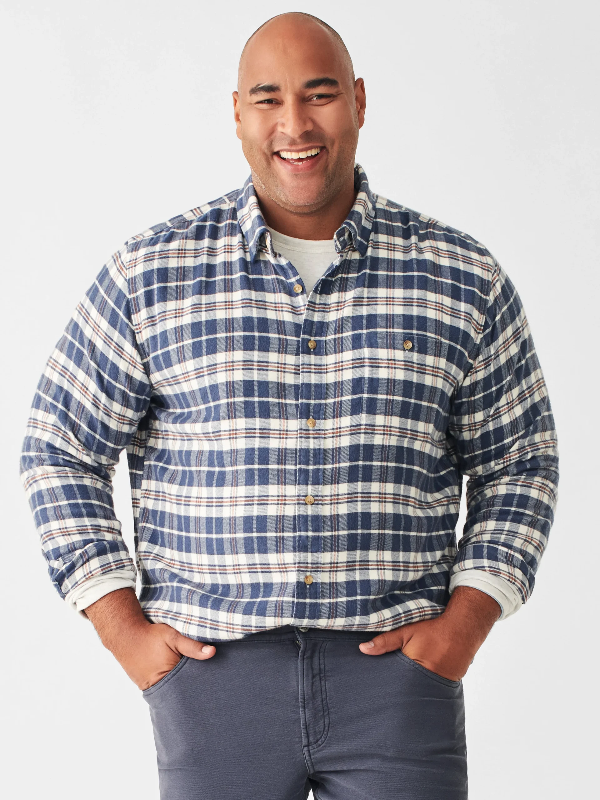Faherty Brand The Movement™ Flannel (Tall) -^ Shirts