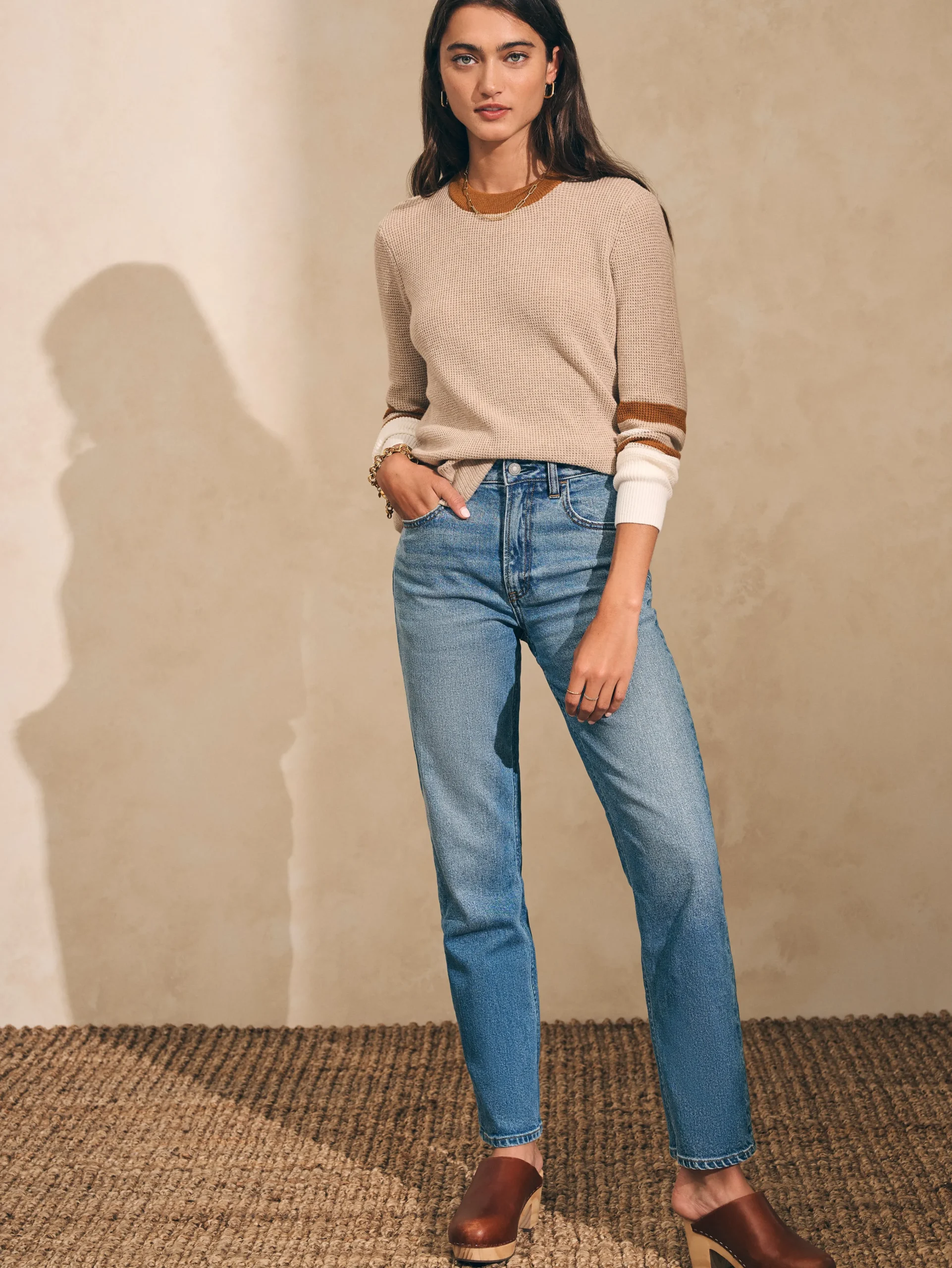 Faherty Brand Throwback Crew -^Women Sweaters