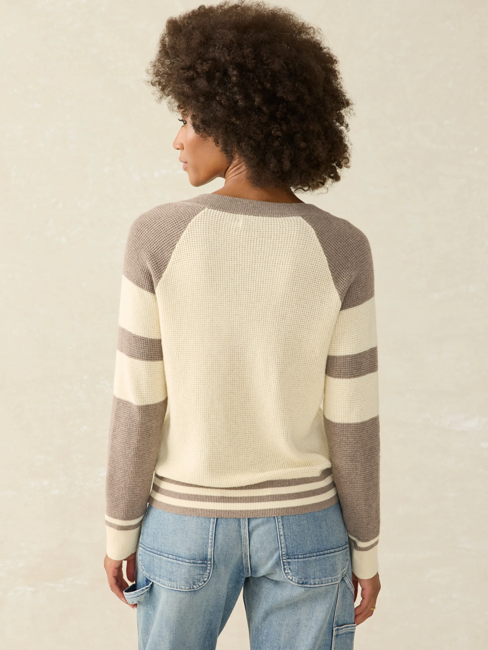 Faherty Brand Throwback V-Neck -^Women Sweaters