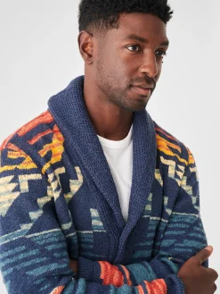Faherty Brand Thunder Voice Eagle Cardigan -^ Sweaters