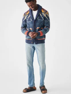 Faherty Brand Thunder Voice Eagle Cardigan -^ Sweaters