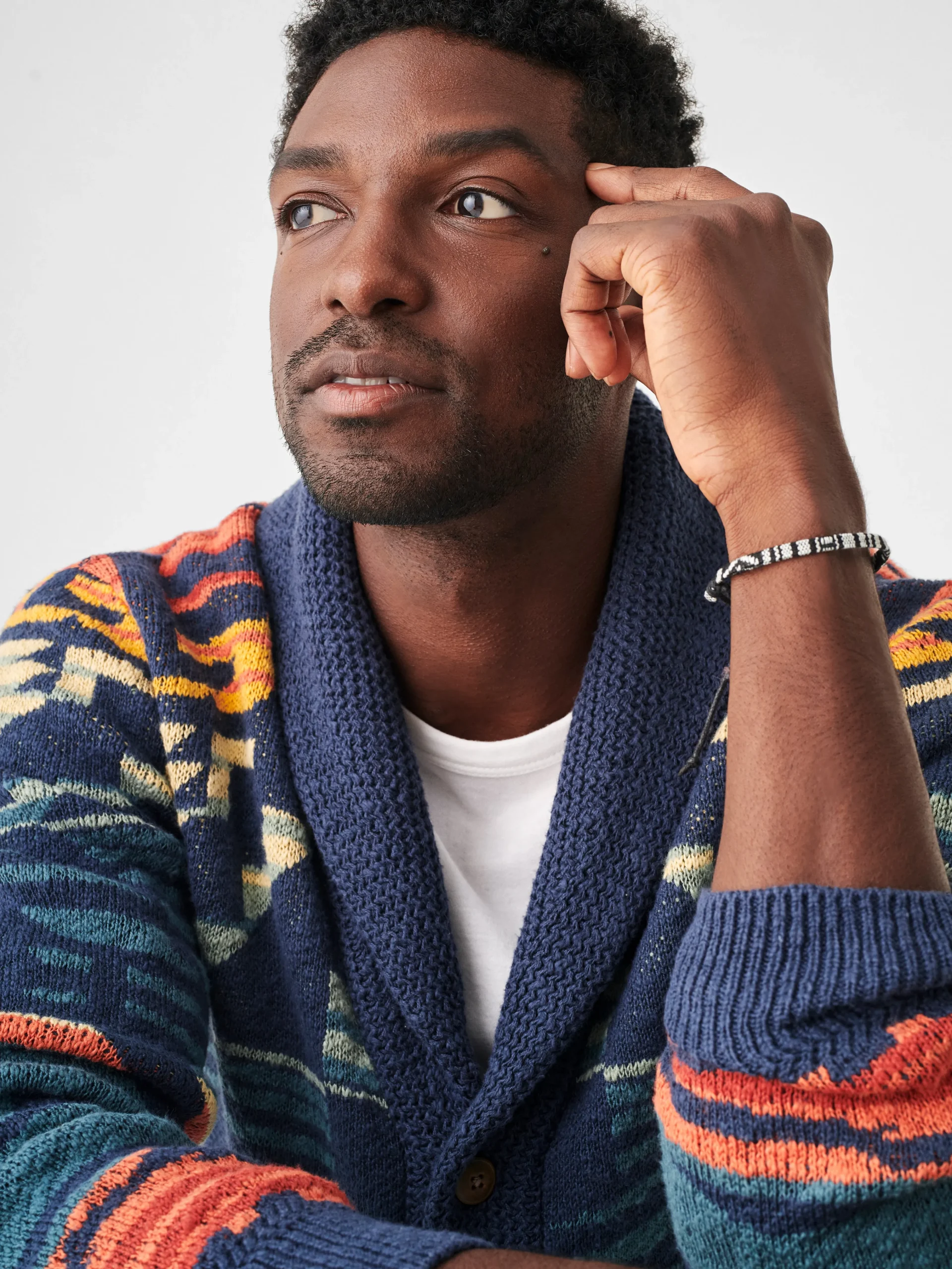 Faherty Brand Thunder Voice Eagle Cardigan -^ Sweaters