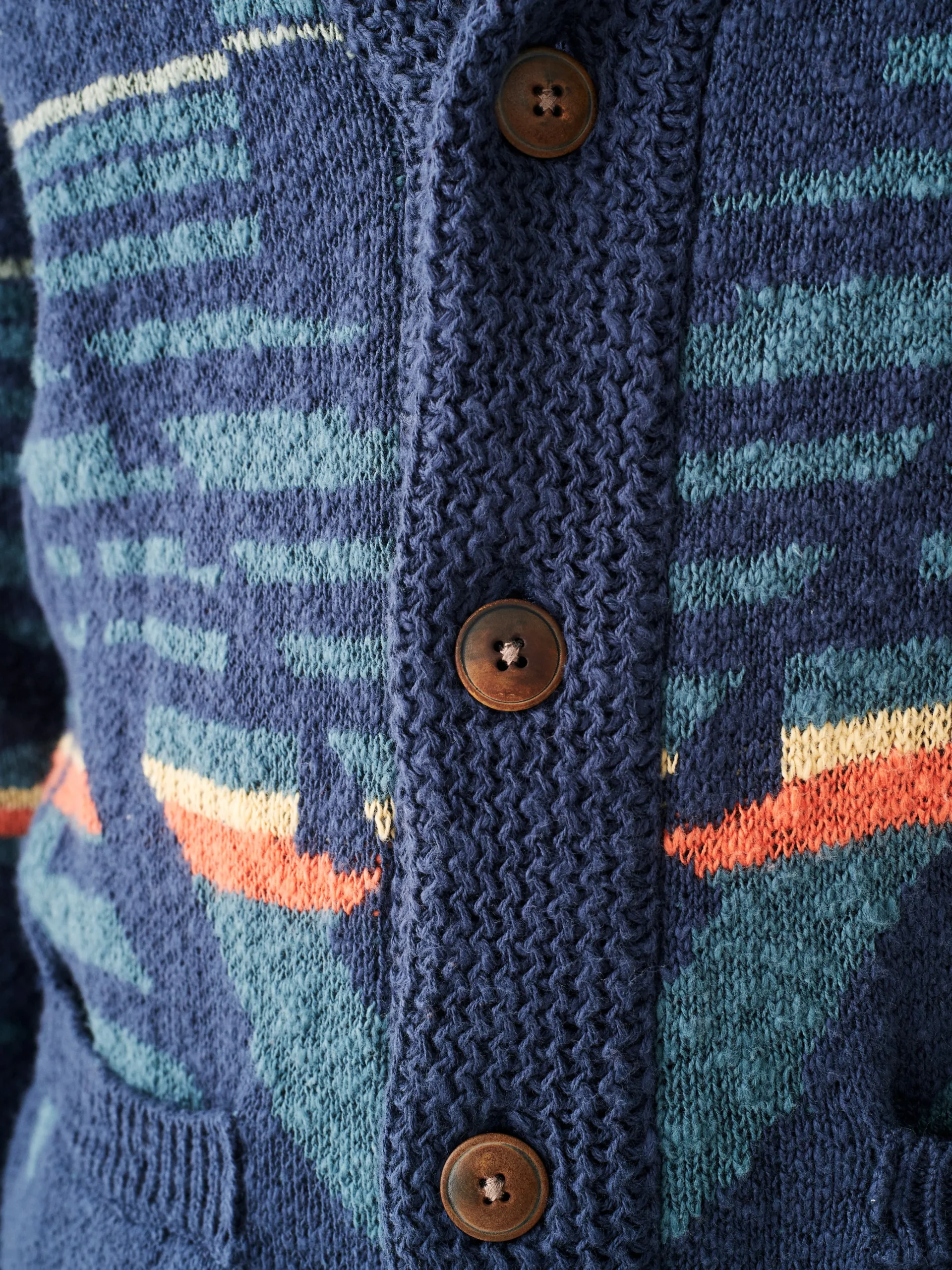 Faherty Brand Thunder Voice Eagle Cardigan -^ Sweaters