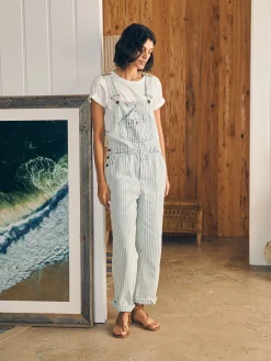Faherty Brand Topsail Straight Leg Overall -^Women Dresses|Overalls & Jumpsuits