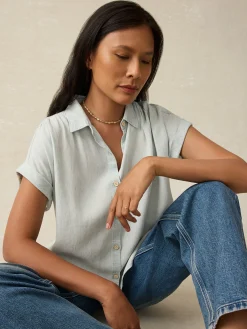 Faherty Brand Tried & True Breeze Shirt -^Women Shirts & Tops