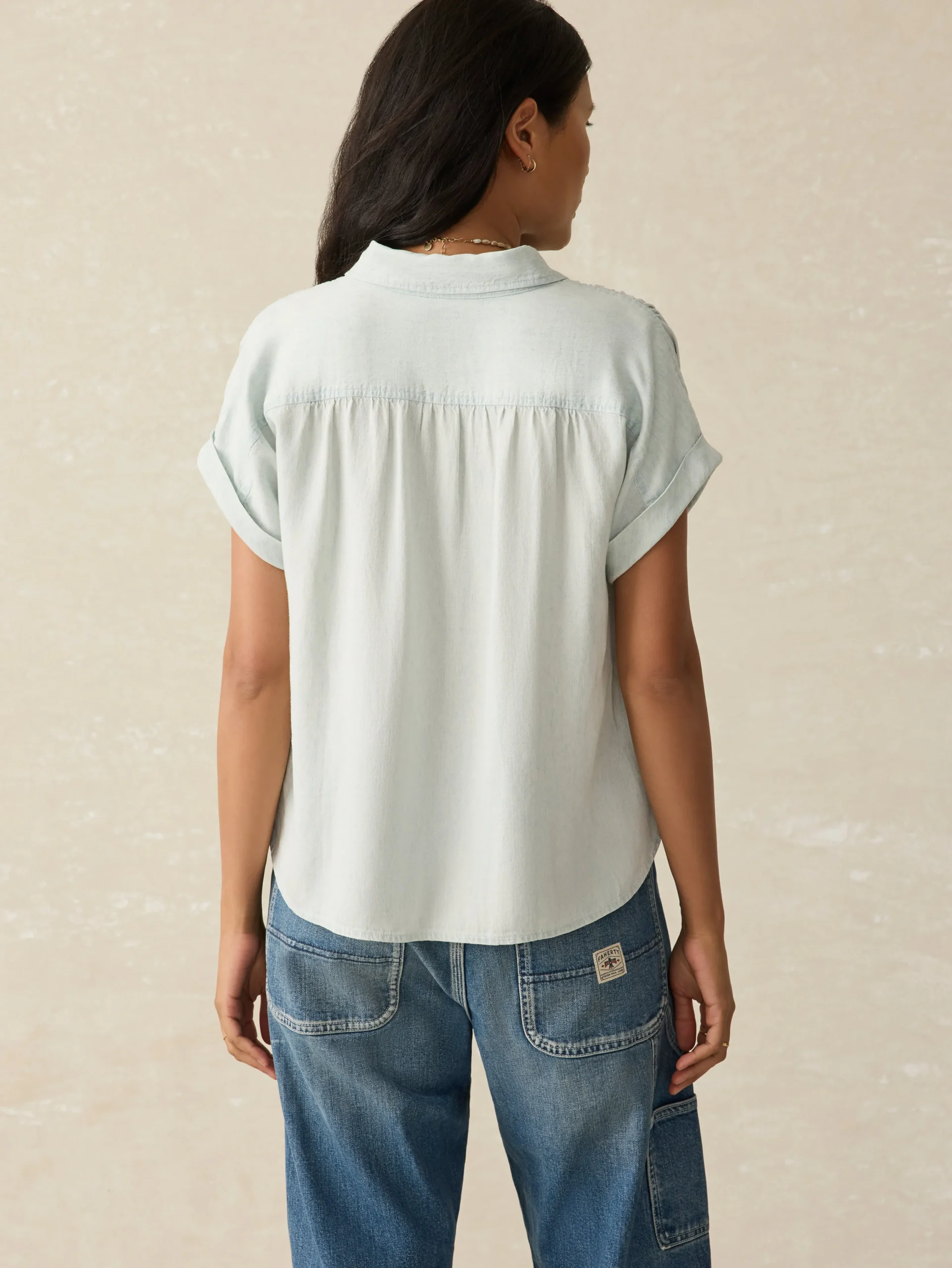 Faherty Brand Tried & True Breeze Shirt -^Women Shirts & Tops