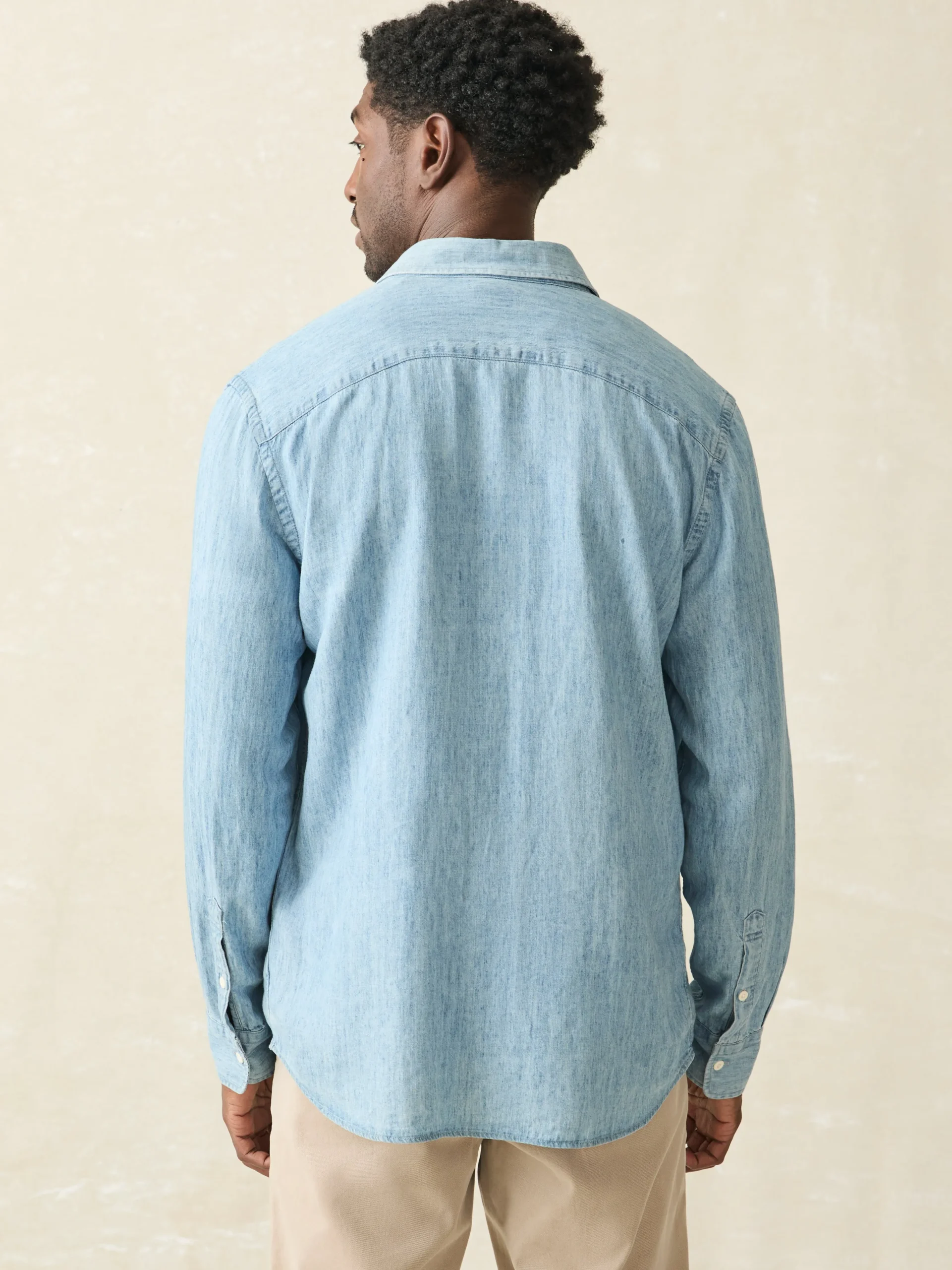 Faherty Brand Tried & True Chambray Shirt -^ Shirts