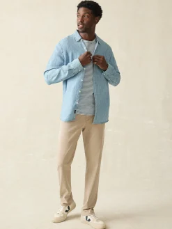 Faherty Brand Tried & True Chambray Shirt (Tall) -^ Shirts