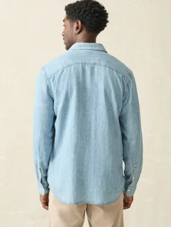 Faherty Brand Tried & True Chambray Shirt (Tall) -^ Shirts