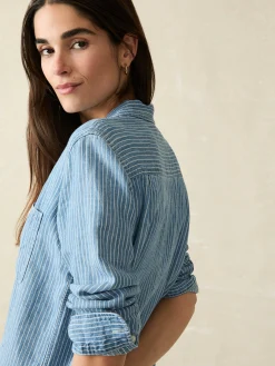 Faherty Brand Tried & True Chambray Shirt -^Women Shirts & Tops