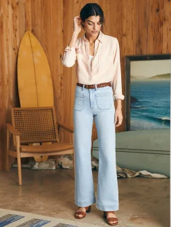 Faherty Brand Tried & True Chambray Shirt -^Women Shirts & Tops