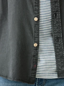Faherty Brand Tried & True Chambray Workshirt -^ Shirts