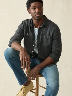 Faherty Brand Tried & True Chambray Workshirt -^ Shirts
