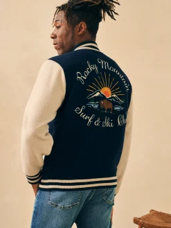 Faherty Brand Varsity Jacket -^ Jackets & Vests