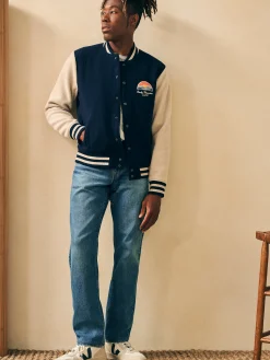 Faherty Brand Varsity Jacket -^ Jackets & Vests