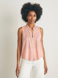 Faherty Brand Willa Sleeveless Top -^Women Shirts & Tops